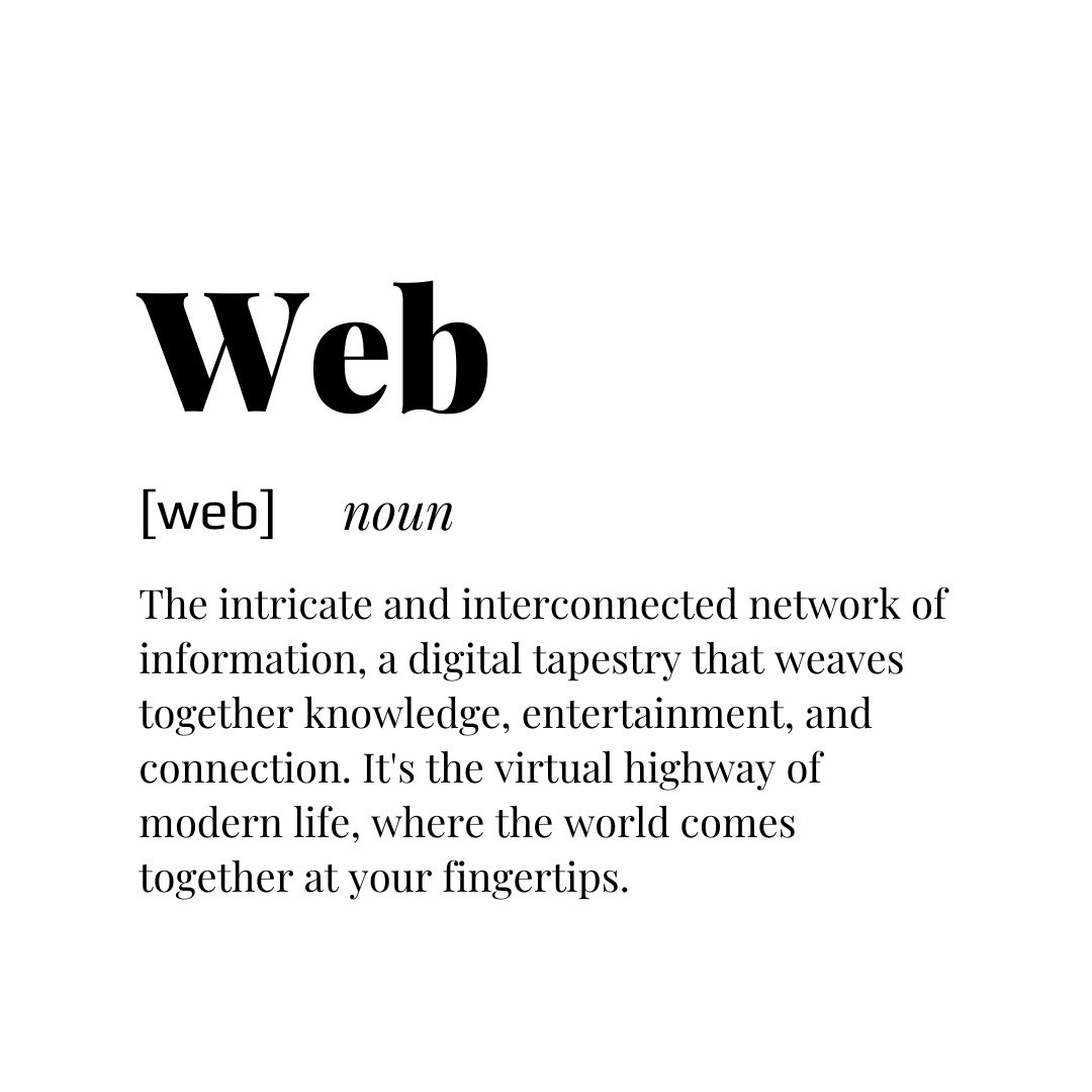 Web Noun Definition